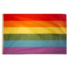 Flag Rainbow Pride 5' x 3'  Case 100