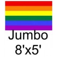 8ft x 5 ft Pride Rainbow Flag
